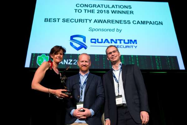 ANZ receives Best Security Campaign Award