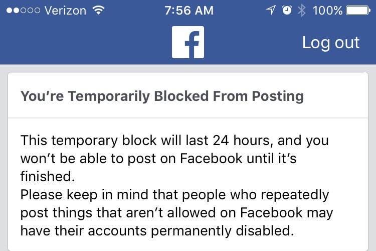 Christchurch Facebook blocked video content