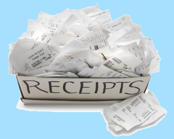 NAB paperless receipts