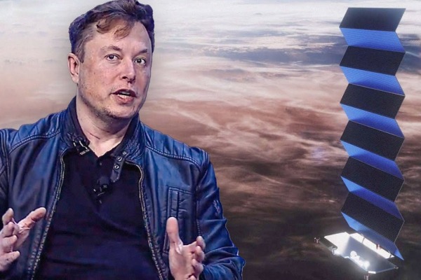 Elon Musk Starlink satellite
