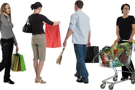 Customers-Shopping