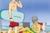 working from beach