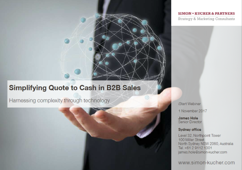 Simplify quote to cash