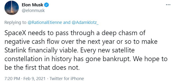 Elon Musk tweet