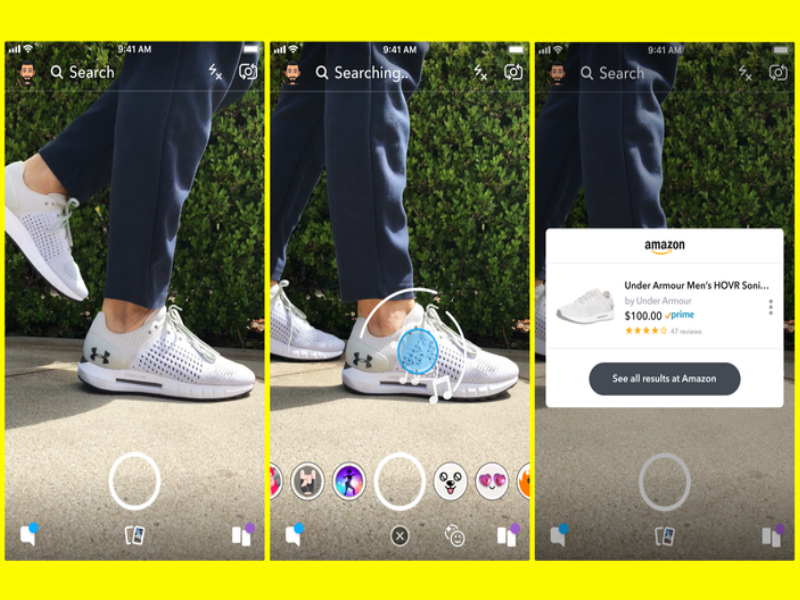 Snapchat shopping