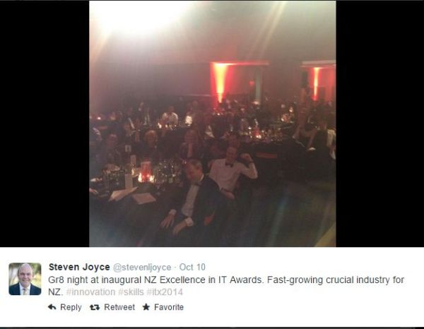 Steven Joyce twit