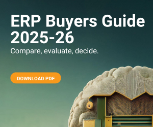 ERP Buyers Guide 2025-26. Compare, evaluate, decide.